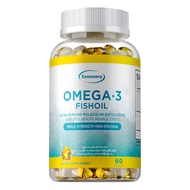 Dầu cá biển sâu Omega 3 Wild Alaskan với EPA & DHA Triglyceride (1250 mg mỗi viên nang) | Tim Não &