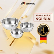 Set Of 3 German Domestic WMF Mixing Bowls, German High-Grade Stainless Steel Mixing Bowl 390030