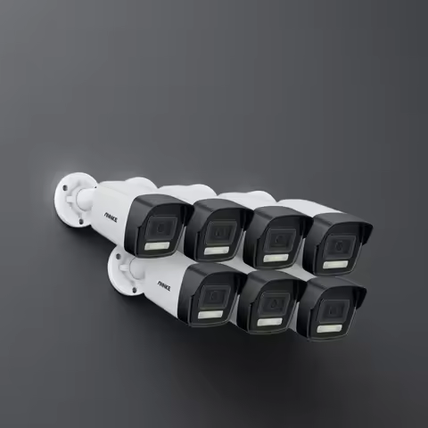 ANNKE 8CH 8MP Ultra HD PoE Network Video Security System 4K H.265 Surveillance NVR 4x8MP HD IP67 POE