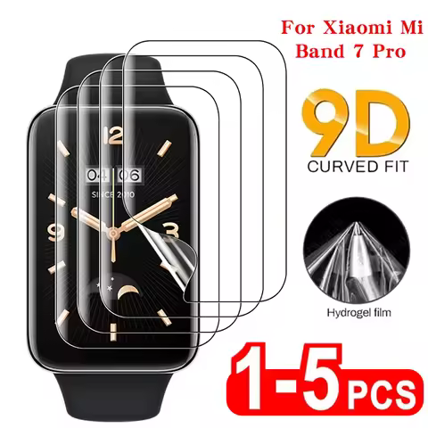Soft Hydrogel Film for Xiaomi Mi Band 7 Pro Smart Band Full Cover Curved Screen Protector for Xiaomi
