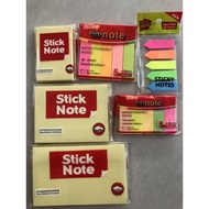 Note paper, sticky notes, colorful note paper