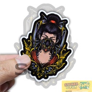 GEISHA Glossy Laminated Vinyl Sticker Vol 1