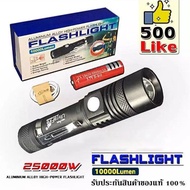 ไฟฉายแรงสูง ซูม led lights รุ่นPL-518 20000W Flashlight 10000 Lumen