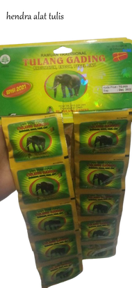 1 hanger isi 20 bungkus jamu herbal tulang gading kapsul