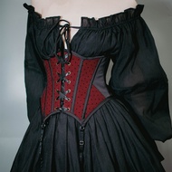 Létitia - Ruby Polka Underbust Corset ft Windie Dress (Underbust Corset)
