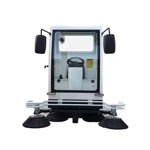 Electric Car Sweeper Factory Use Floor Sweeper Machine City Street Road Cleaning Battery Motor Truck