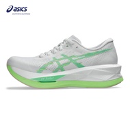 ASICS Women SONICBLAST Running Shoes in White/Vital Green