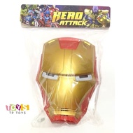 Ready Stock Mask Iron Man With Light Topeng Super Hero Iron Man