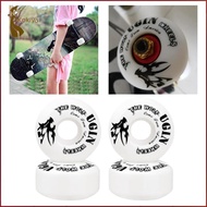 [kokiya] 4 Pack 52x30mm Longboard PU Wheels Replacement Skateboard 78A Hardness Wheels