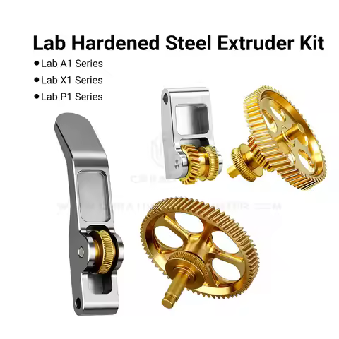 Bambu Labx1 P1P P1S Upgrade All Metal Extruder Gear CNC Nano Coated Extrusion Head Gear Kit For Lab 