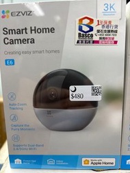 Ezviz e6 smart home camera EZVIZ螢石 E6-5MP 360° 3K智能家居網絡攝錄機