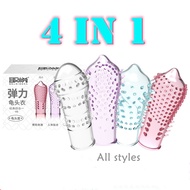 Super Soft Male Glans Condom  Pen!s Sleeve Extensions Condom Male Delay Clits Massage Pen!s Extensio