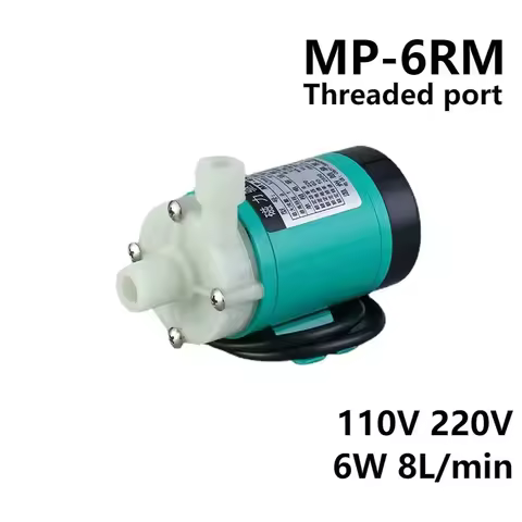 110V 220V 6W 8L/min Agricultural Magnetic Pump Resistant To Weak Acids And Bases Impeller Circulatin