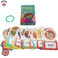 30 Pieces Double Sided Educational Flash Card Cognitive Flash Cards English Chinese Learning Cogniti