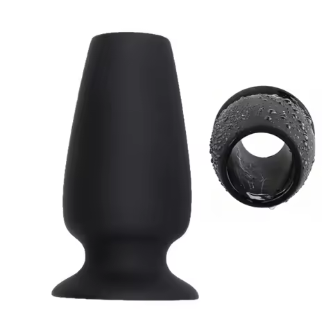 Hollow Anal Plug Silicone Hollow Butt Prostate Massage Plugs Vaginal Dilator Anus Speculum Large But