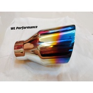 EXHAUST TIP STAINLESS STELL TITANIUM /STAINLESS Steel 4.5/3.5"INCH