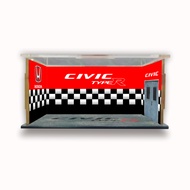 KRMK Box Diecast Akrilik CIVIC TYPE R Racing Garage
