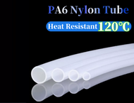 20m chịu nhiệt pa6 Nylon ống nhựa áp lực cao ống dẫn dầu PA khí nén ống Trắng id4 * 2.5/6*4/8*6/10*8