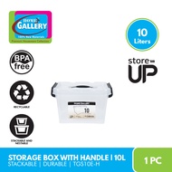 Home Gallery Storage Box with Handle | Capacity: 10L, 16L, 28L, 50L, 70L | Durable | Stackable | BPA