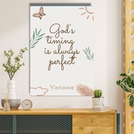 Christian Poster Spiritual Wall Decor/ Bible Verse Decoration/