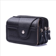 Waist bag, phone case, waist bag, leather belt case - BDM001a