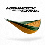 ZARVENTURE - HAMMOCK SWING - Hammock Swing Combination 2 Colors Camping Parachute Sleeping Swing Ham
