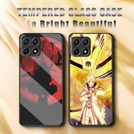 Naruto Anime HONOR X8 5G 4G Phone Case Casing Hard Glass Shockproof Cover 204