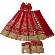 Indian Lehenga for Girls Premium Indian Children's Clothing Sari/