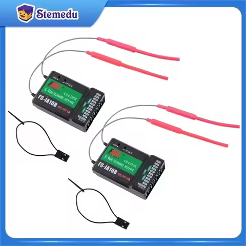 Flysky 2.4G 10CH FS-iA10B Receiver PPM Output With iBus Port for FS-i6X FS-GT5 FS-i6 FS-i6S FS-i10 F