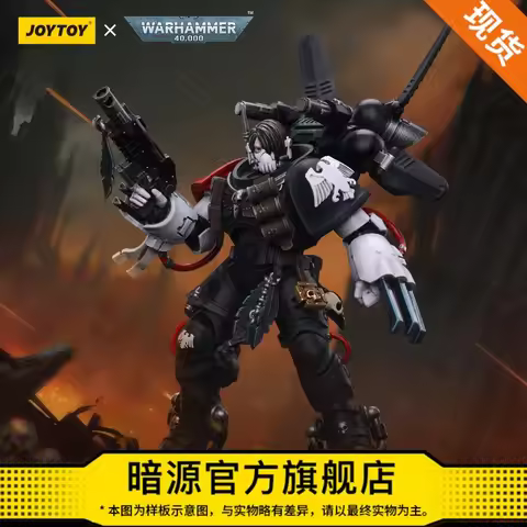 JOYTOY Dark Source Warhammer 40K Raven Guard Chapter Leader Kevan Shrek 1:18 Movable Model Collectio