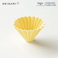 [ORIGAMI JAPAN] Phễu Lọc ORIGAMI Màu Vàng - Phễu Lọc Cà Phê V60