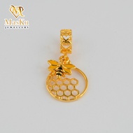 MasKu 22K Gold Jewellery Charm / Barang Kemas 916  Charm Honey Bee MKJH180770 1.31gram
