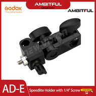 Godox AD-E Flash Speedlite Holder with 1/4" Screw On The Top to Hold Godox AD200