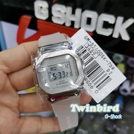 🎏 G-Shock woman GM-S5600SK-7 Silver stainless steel bezel with translucent white band GM-S5600 GM-S5