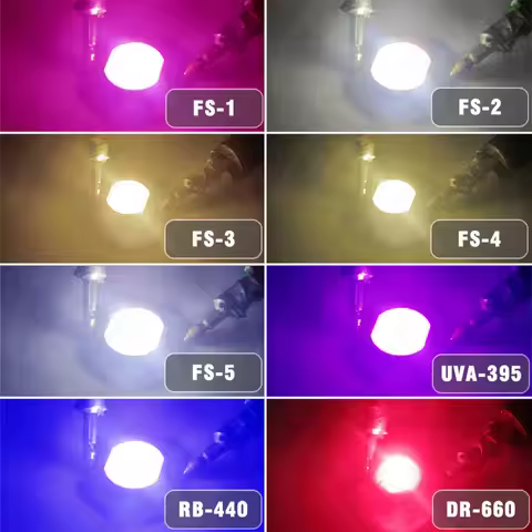 Hydroponices 1W 3W 5W LED Grow Light Full Spectrum 400-840nm 660nm 440nm COB Chip For Plant Seedling