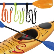 1PC Tali Elastik untuk Dayung Kayak, Tali Pancing, Tali Lanyard Berpilin yang Boleh Diregangkan, Tal