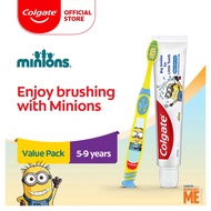 Colgate Kids Minion Toothpaste 40g + Toothbrush 5-9 Years (Ultra Soft) Valuepack