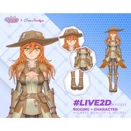 Bring Your Person with VTuber Live2D Modern Model, Live2D VTuber Animation, Creative VTuber Design, 