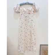 Floral midi dress coquette