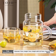 Cute Cartoon High-temperature Resistant Glass Water Jug