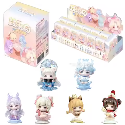 New Fengshen Tuan Tuan All-Star Flying Chess Series Blind Box Mimia Mijuan Flora Rabeea Benson Actio