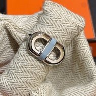 Hermes 男裝 Maillon Ring 豬鼻戒指size 52 (實際尺寸56）