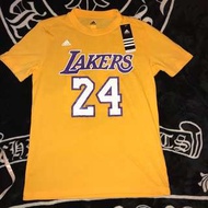 🈵特價🈵古著 全新 Adidas NBA 洛杉磯湖人隊 黑曼巴 Kobe 背號T恤