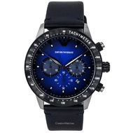 [Creationwatches] Emporio Armani Chronograph Stainless Steel Blue Dial Quartz AR11522 Men's Watch