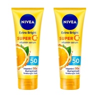 NIVEA Extra Bright Super C+ Vitamin SPF50/PA+++ Body Serum 320ml. นีเวีย เอ็กซ์ตร้า ไบรท์ ซุปเปอร์ ว