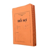 A4 orange folder, A4 yellow folder, DL 100 folder (1 stack of 100)
