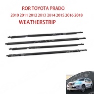 Domineering PRADO PRADO 10-18 Styles Car Door Glass Outer Lamination Strip Window Waterproof Decorat