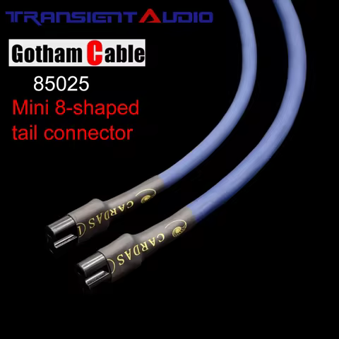 TRANSIENTHI-FIAUDIO Switzerland Gotham 2.5mm² High-End Audio mini 8-shaped tail connector Power Cabl