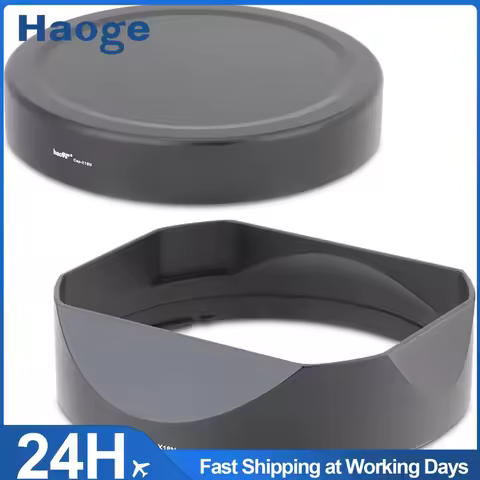 Haoge LH-X18N Bayonet Square Metal Lens Hood for Fujifilm Fuji XF16-55mm II Fujinon XF 16-80mm F4 R 