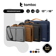 tomtoc A42 Laptop Messenger Bag 13 14 15 16 17 Inch Business Shoulder Bag Macbook - Beg Silang Lelak